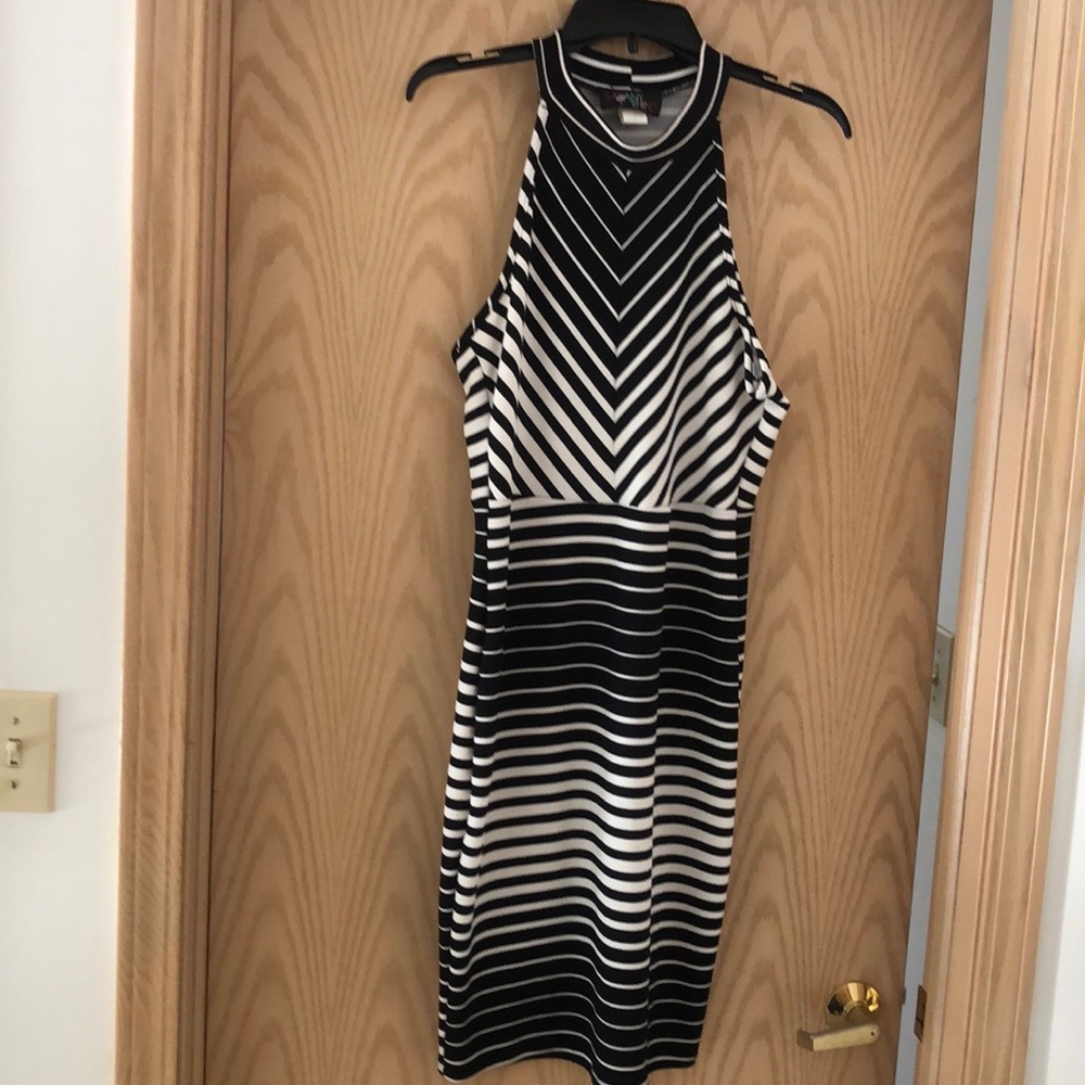 High neck dress